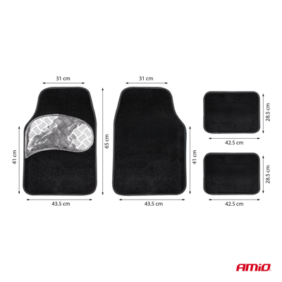 Textilní autokoberce TCM-06 AMiO-04700