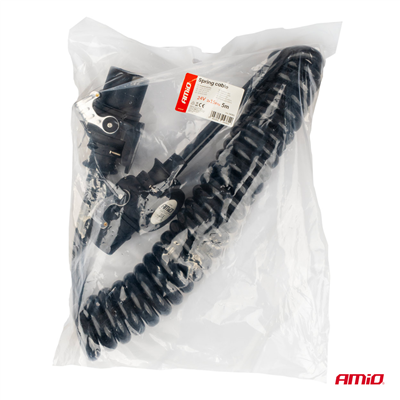 Spirálový kabel TIR 2x 15 PIN 5m 24V AMIO-04382