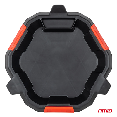 Vypouštěcí nádoba na olej s úložným prostorem na nářadí AMiO-04264