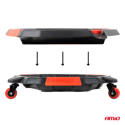 Vypouštěcí nádoba na olej s úložným prostorem na nářadí AMiO-04264