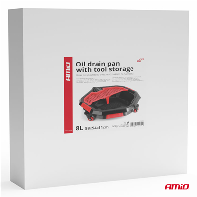 Vypouštěcí nádoba na olej s úložným prostorem na nářadí AMiO-04264