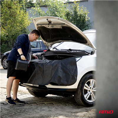 Ochranný potah při opravách na přední masku Front