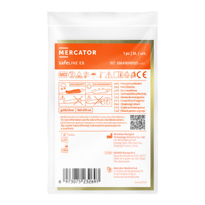 Záchranná termální fólie 160 x 210 cm