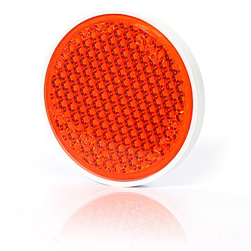 Odrazka kulatá Oranžová