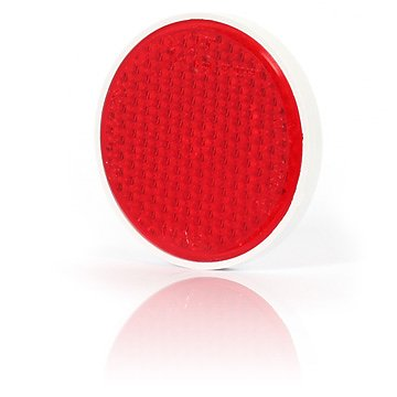 Odrazka kulatá Červená