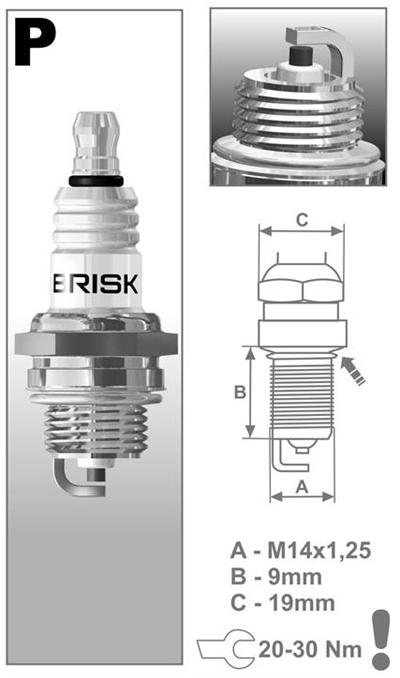Brisk zapalovací svíčka