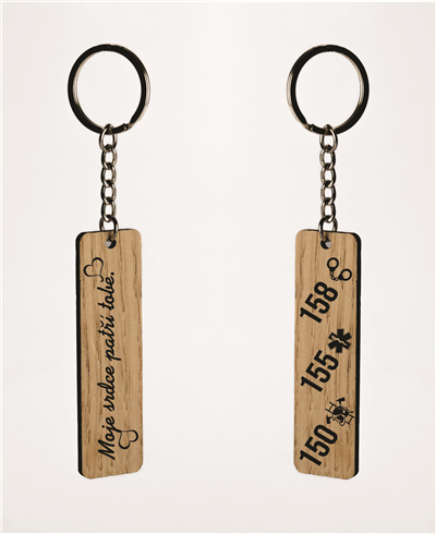 Klíčenka Moje srdce patří tobě