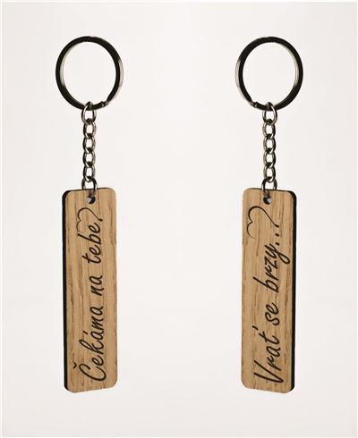 Klíčenka vrať se brzy / čekáme na tebe