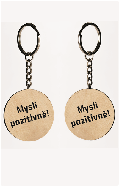 Klíčenka Mysli pozitivně