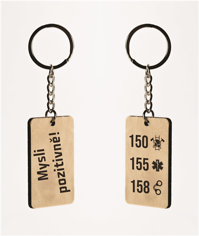 Klíčenka Mysli pozitivně