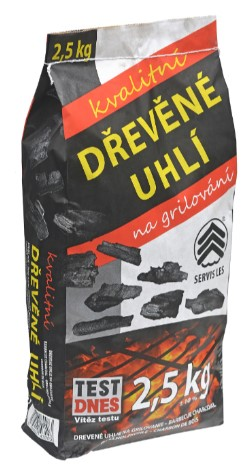 Dřevěné uhlí 2,5 kg