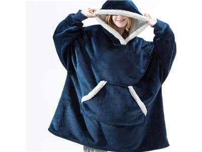 Mikinová deka 4L 10793a Blue