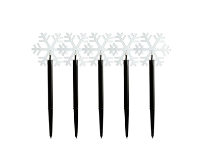 Dekorace vánoční HOME 59764 Zapichovací sněhová vločka