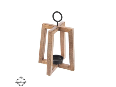 Svícen z mangového dřeva ORION 27cm