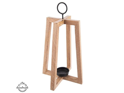 Svícen z mangového dřeva ORION 44cm