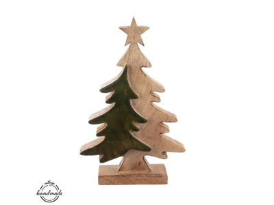 Dekorace z mangového dřeva ORION Strom 37cm