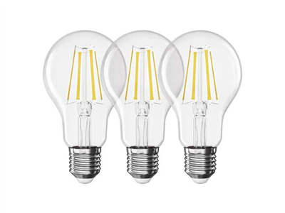 Žárovka Filament LED E27 5,9W bílá přírodní EMOS ZF5D43.3 sada 3ks