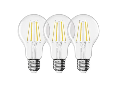 Žárovka Filament LED E27 5,9W bílá teplá EMOS ZF5D42.3 sada 3ks