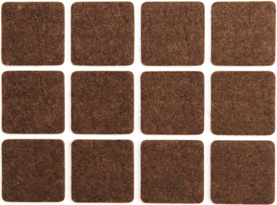 Podložka samolepící pod nábytek 28 x 28 mm 12 ks