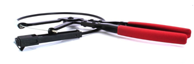 Kleště na hadicové spony, s bowdenem - lankem