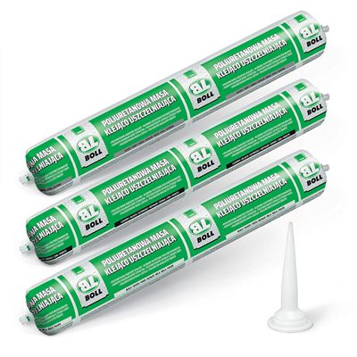 POLYURETANOVÁ LEPÍCÍ A TĚSNÍCÍ HMOTA, šedá - 600ml