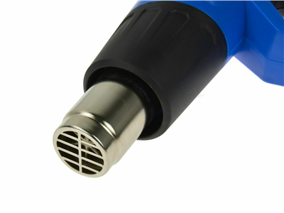 Horkovzdušná pistole 2000W s ochranou rukojeti, 4 trysky GEKO