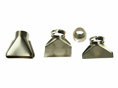 Horkovzdušná pistole 2000W s ochranou rukojeti, 4 trysky GEKO