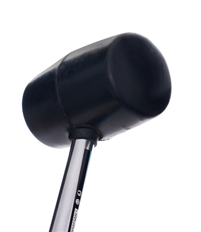 Gumové kladivo (palička) bez zpětného rázu, 420 g, 50 mm, TA1425