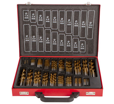 Sada vrtáků HSS do kovu 170 ks TITAN