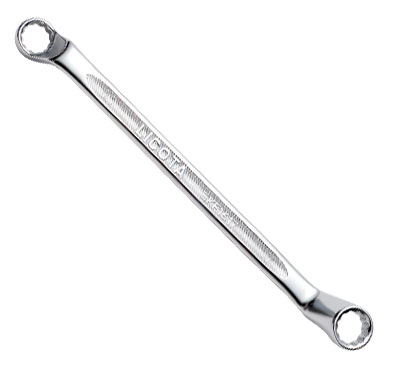 Oboustranný očkový klíč 23x26 mm vyhnutý 75°