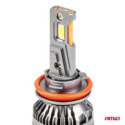 LED žárovky hlavního svícení HP Série H8/H9/H11/H16 Full Canbus AMiO-03677