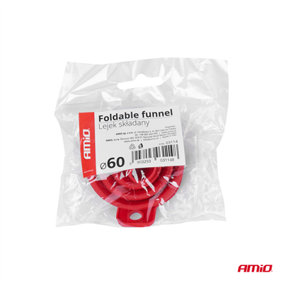 Malá silikonová skládací nálevka 60mm