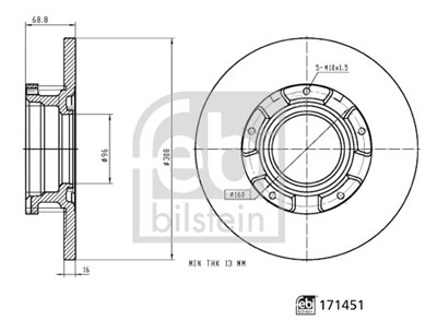 FEBI BILSTEIN 171451 EAN: 4054224714515.