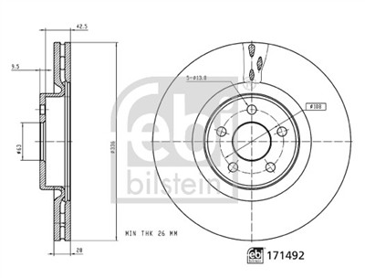 FEBI BILSTEIN 171492 EAN: 4054224714928.