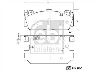 FEBI BILSTEIN 172182 Číslo výrobce: D1648-8876. EAN: 4054224721827.