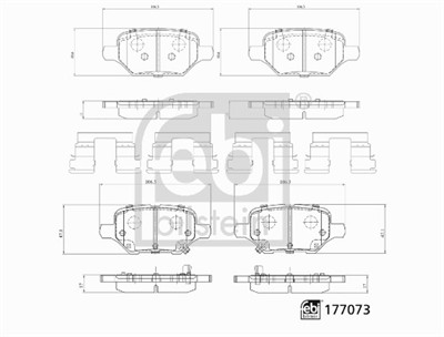 FEBI BILSTEIN 177073 Číslo výrobce: 22930. EAN: 4054224770733.