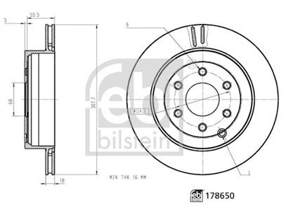 FEBI BILSTEIN 178650 EAN: 4054224786505.