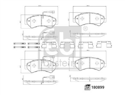 FEBI BILSTEIN 180899 Číslo výrobce: 24466. EAN: 4054224808993.