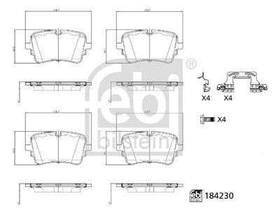 FEBI BILSTEIN 184230 Číslo výrobce: 26267. EAN: 4054224842300.