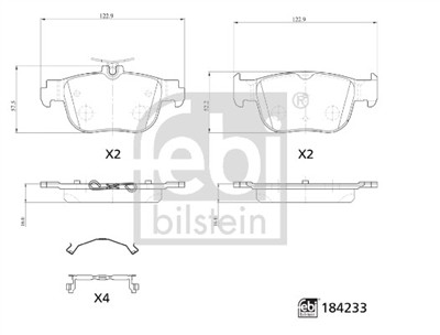 FEBI BILSTEIN 184233 Číslo výrobce: 26303. EAN: 4054224842331.