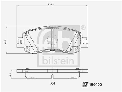 FEBI BILSTEIN 196400 Číslo výrobce: 26791.