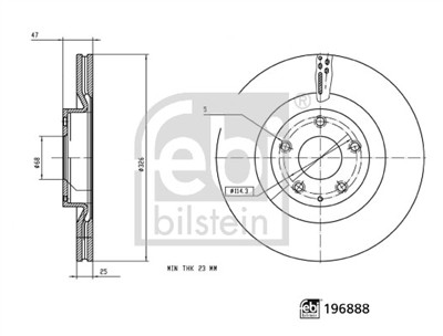 FEBI BILSTEIN 196888 EAN: 4054224968888.