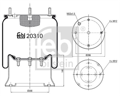 FEBI BILSTEIN 20310 EAN: 4027816203100.