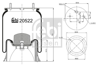 FEBI BILSTEIN 20522 EAN: 4027816205227.