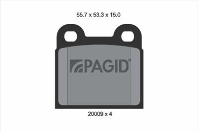 PAGID T0455N Číslo výrobce: 20009.