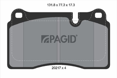 PAGID T1686N Číslo výrobce: 20217.