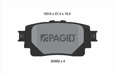 PAGID T2857N Číslo výrobce: 20582.