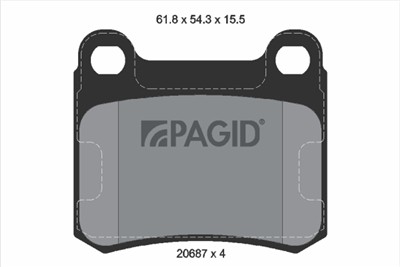 PAGID T1010N Číslo výrobce: 20687.