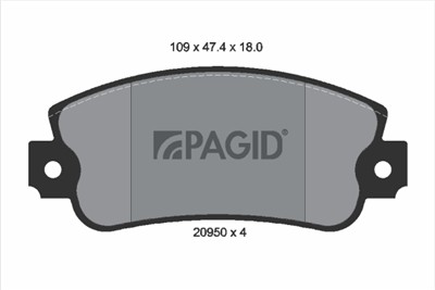 PAGID T9003N Číslo výrobce: 20950.