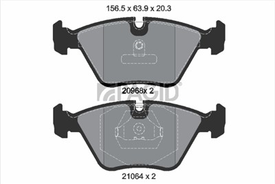 PAGID T1026N Číslo výrobce: 20968.